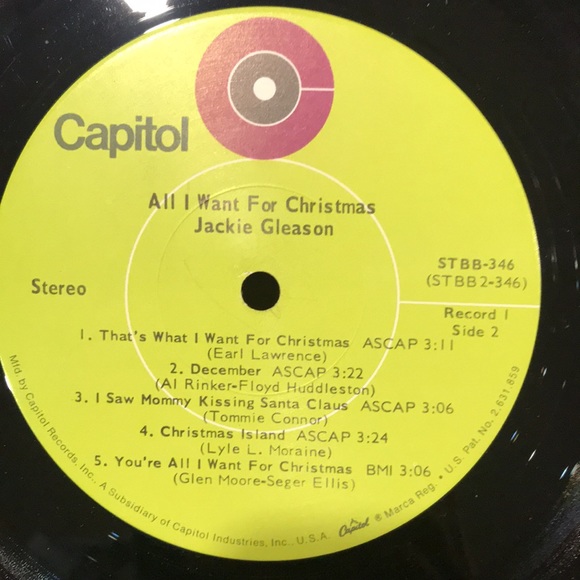 Vintage Holiday Music double album Jackie Gleason - All I Want for Christmas - Picture 5 of 7